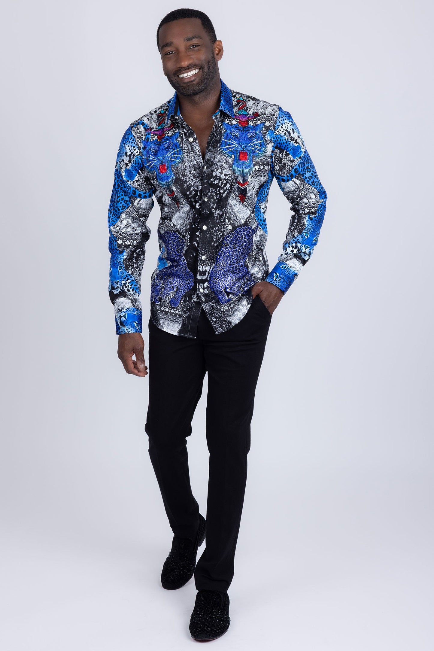 Grafton Rhinestones Long Sleeve Shirt