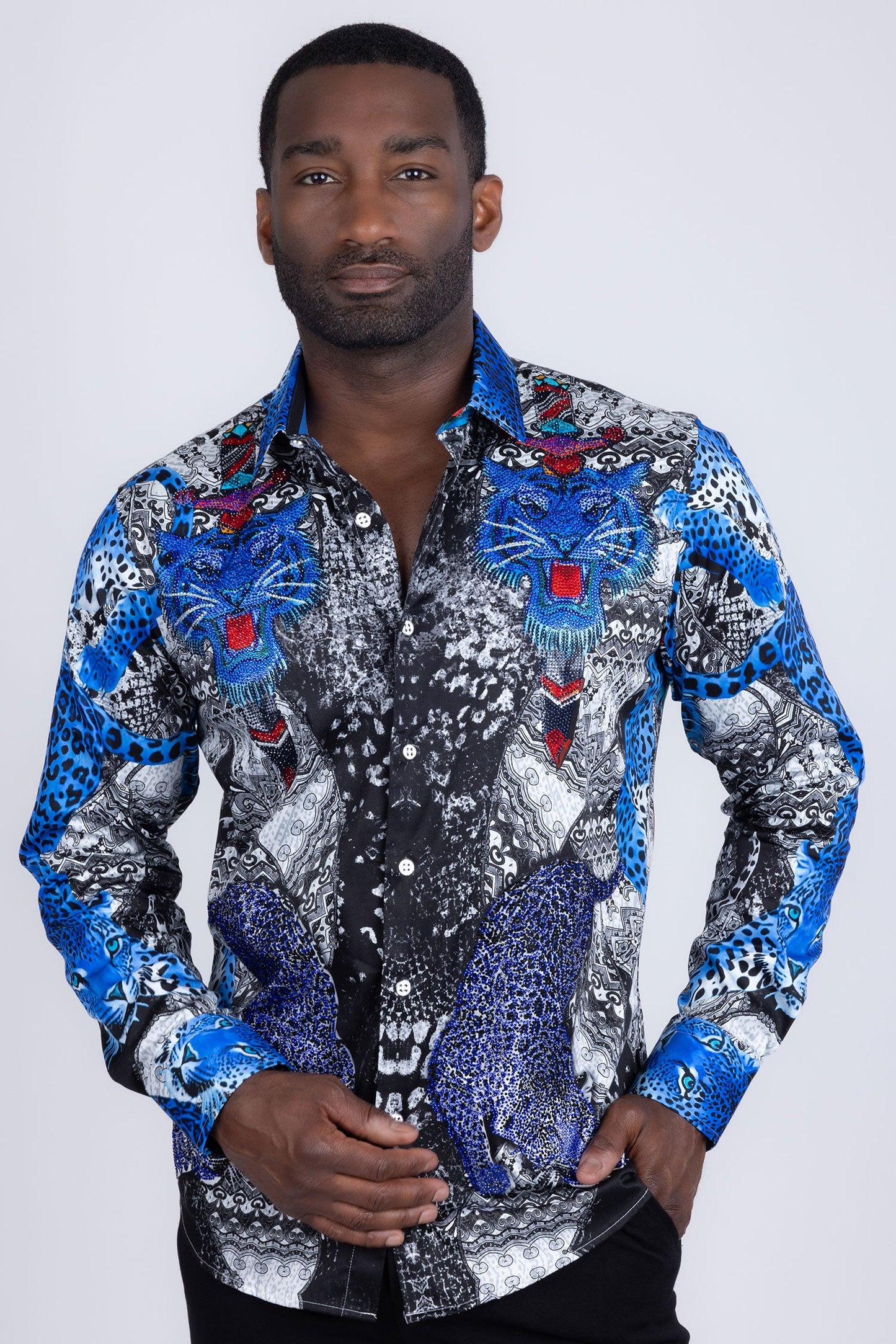 Grafton Rhinestones Long Sleeve Shirt