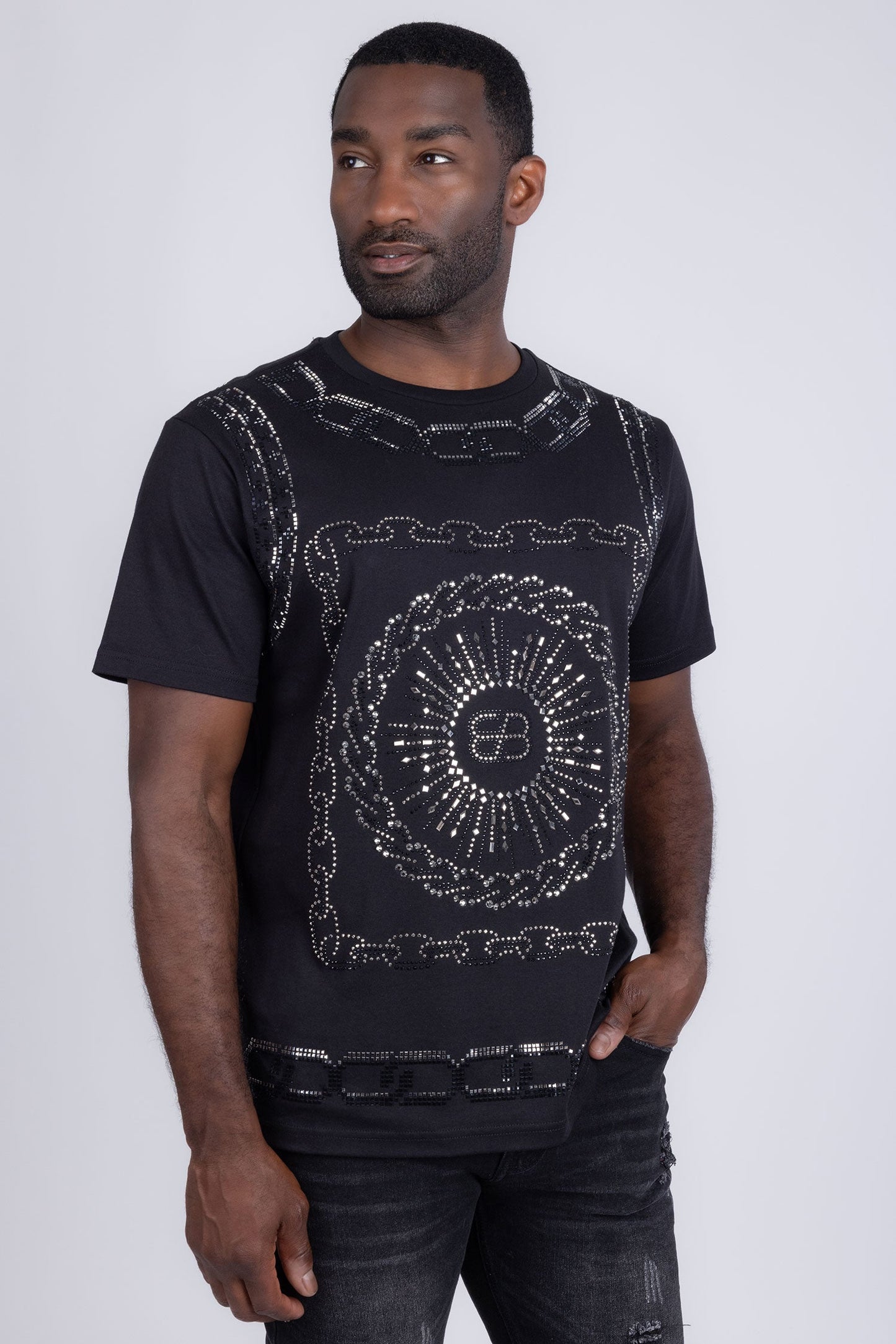 Gyves Rhinestone T-Shirt