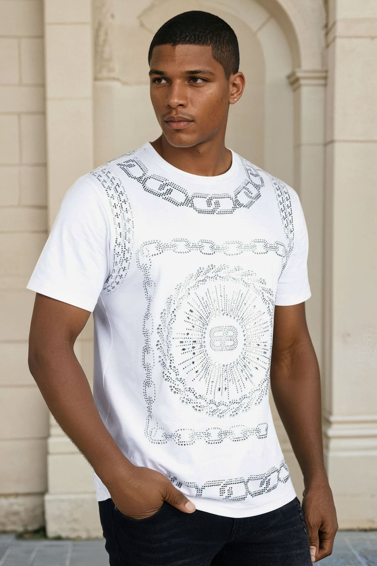 Gyves Rhinestone T-Shirt
