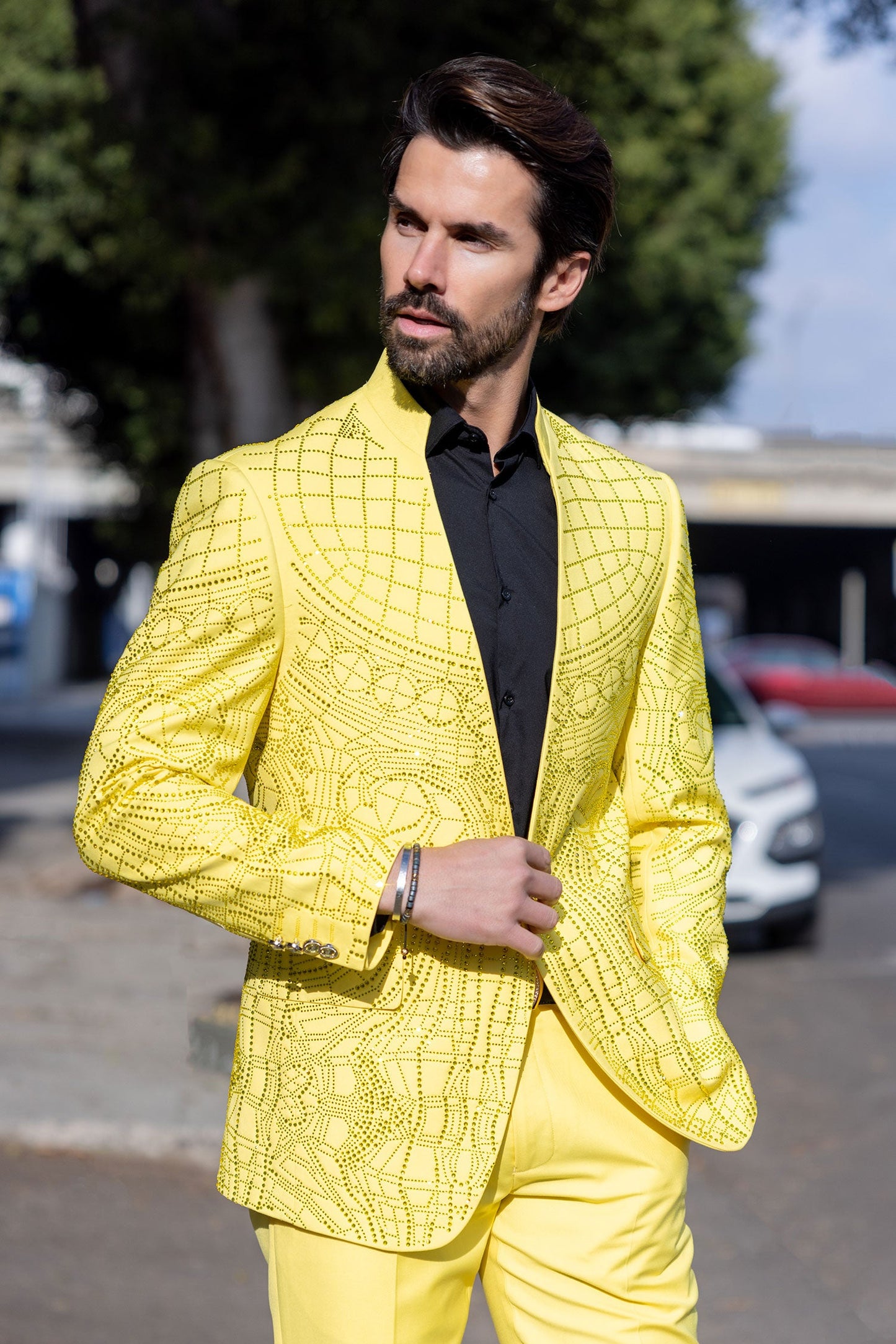 Dignified Mod Rhinestone Suit