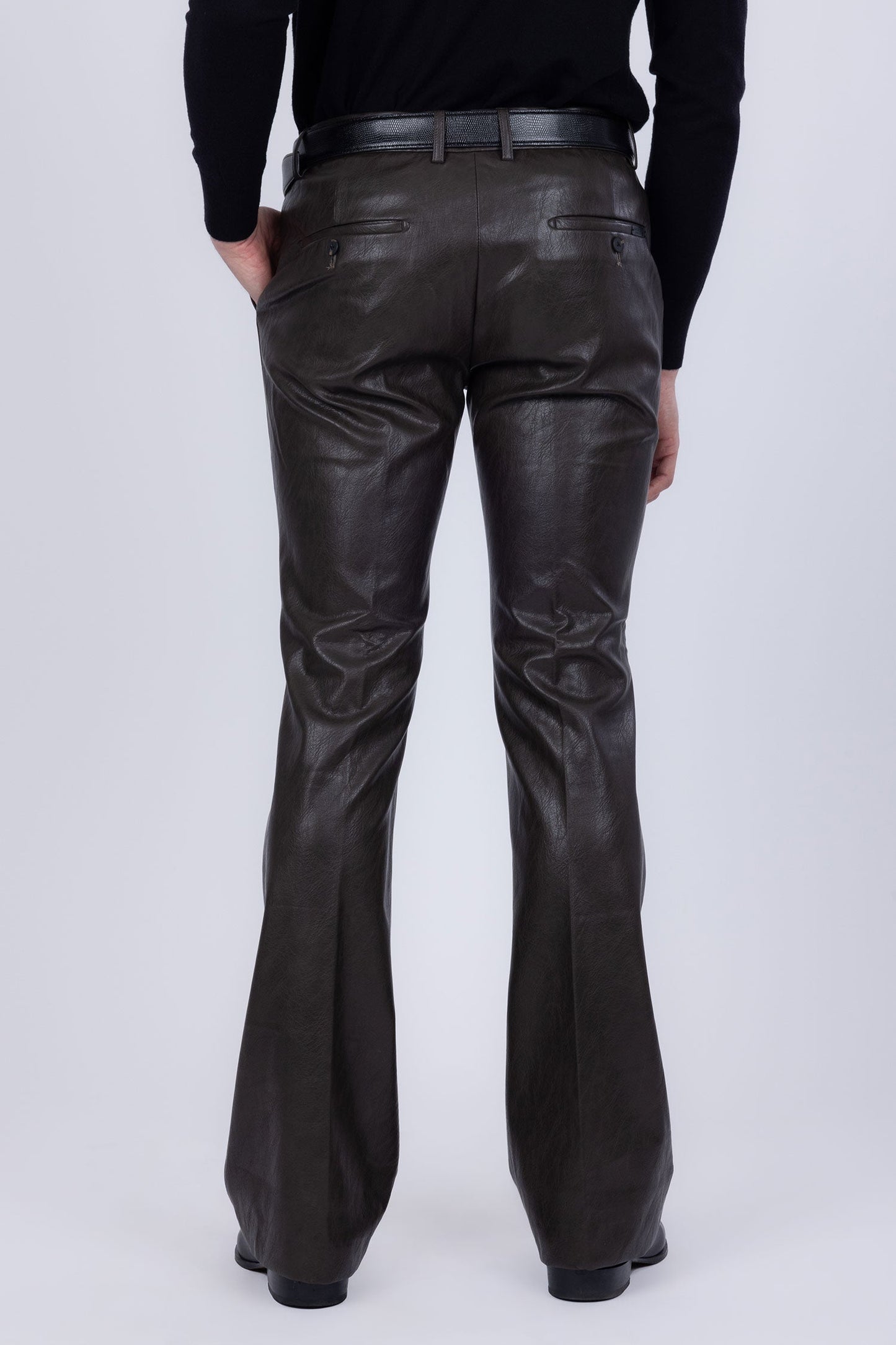 Dalian Faux Leather Suit