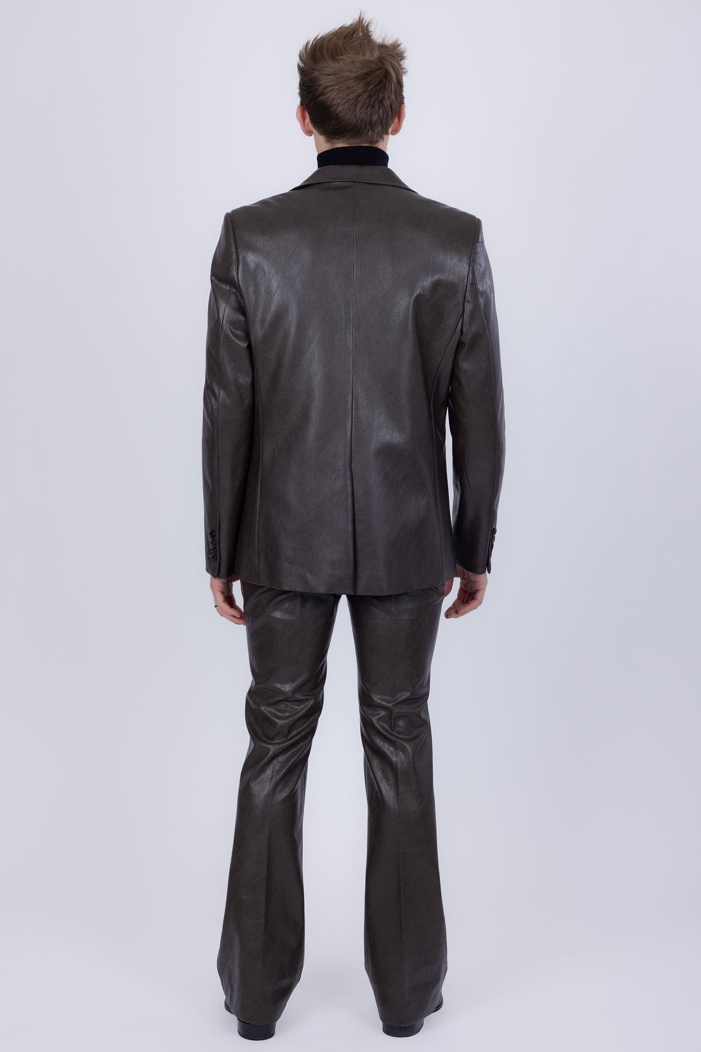 Dalian Faux Leather Suit