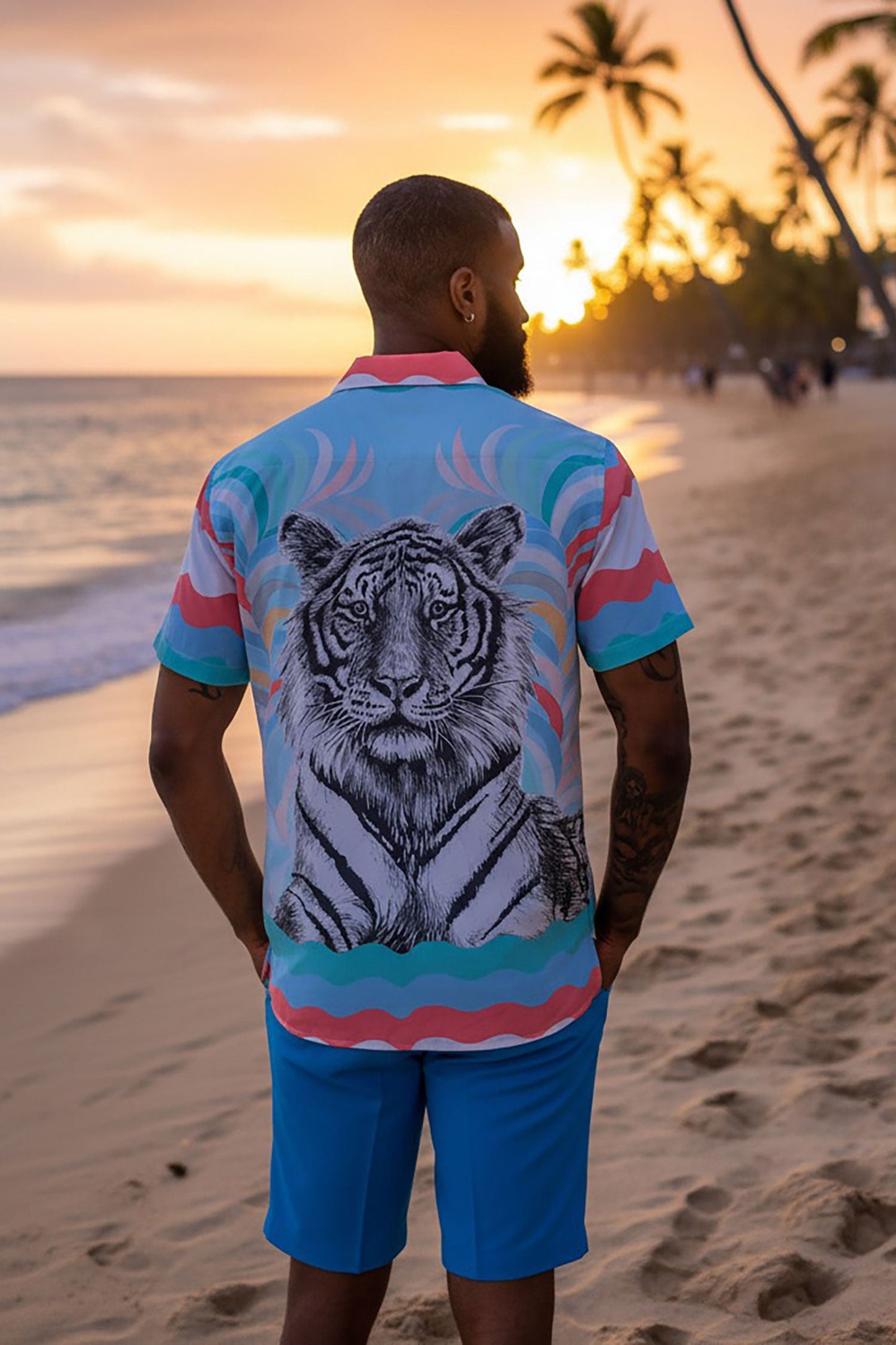 Flashy New Wave Short Sleeve Shirt