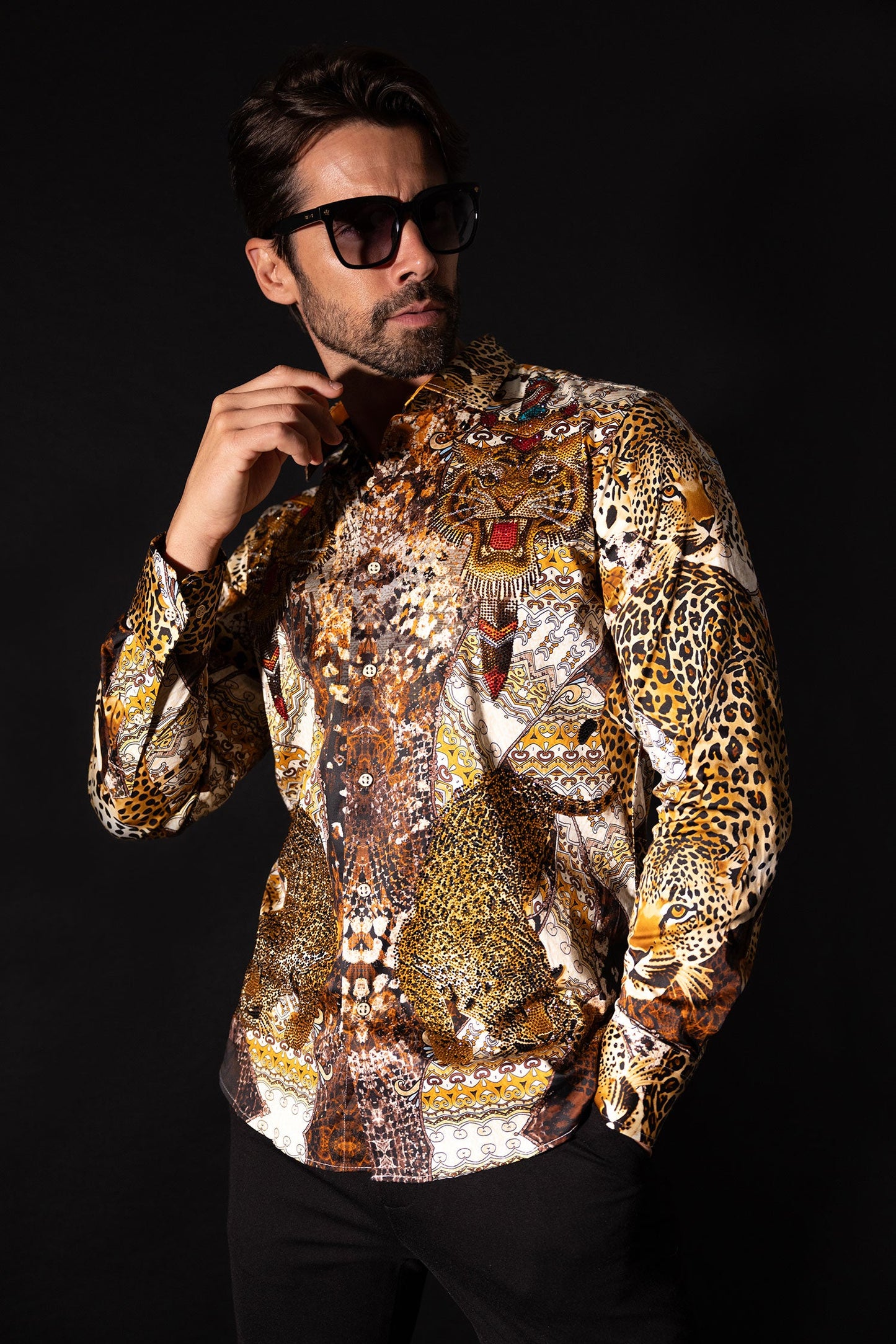 Grafton Rhinestones Long Sleeve Shirt