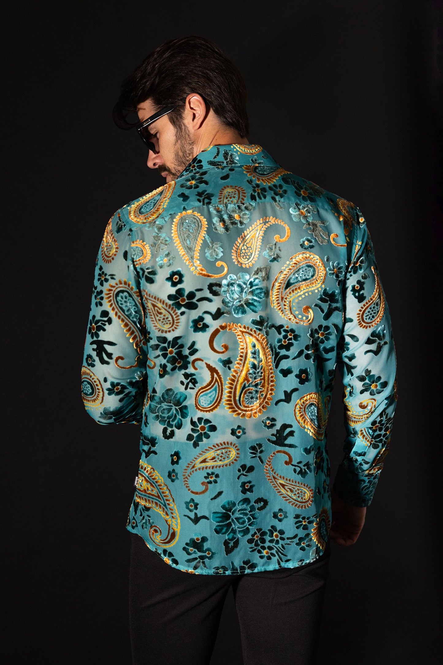 Bund Paisley Long Sleeve Shirt