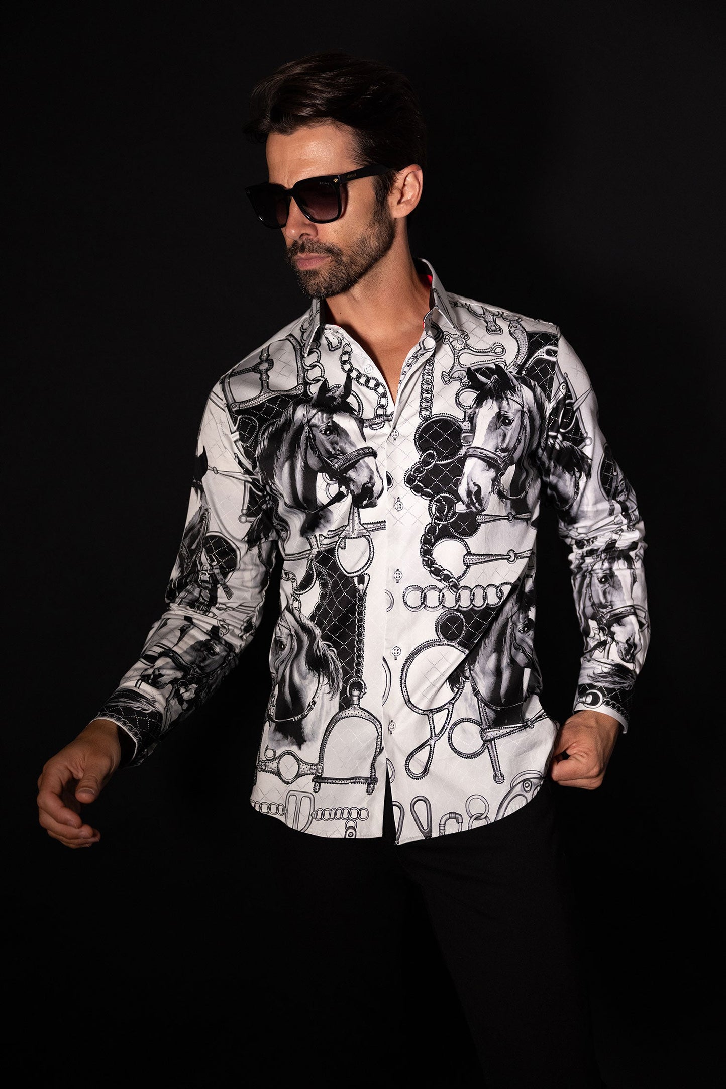 Caminito Rhinestones Long Sleeve Shirt