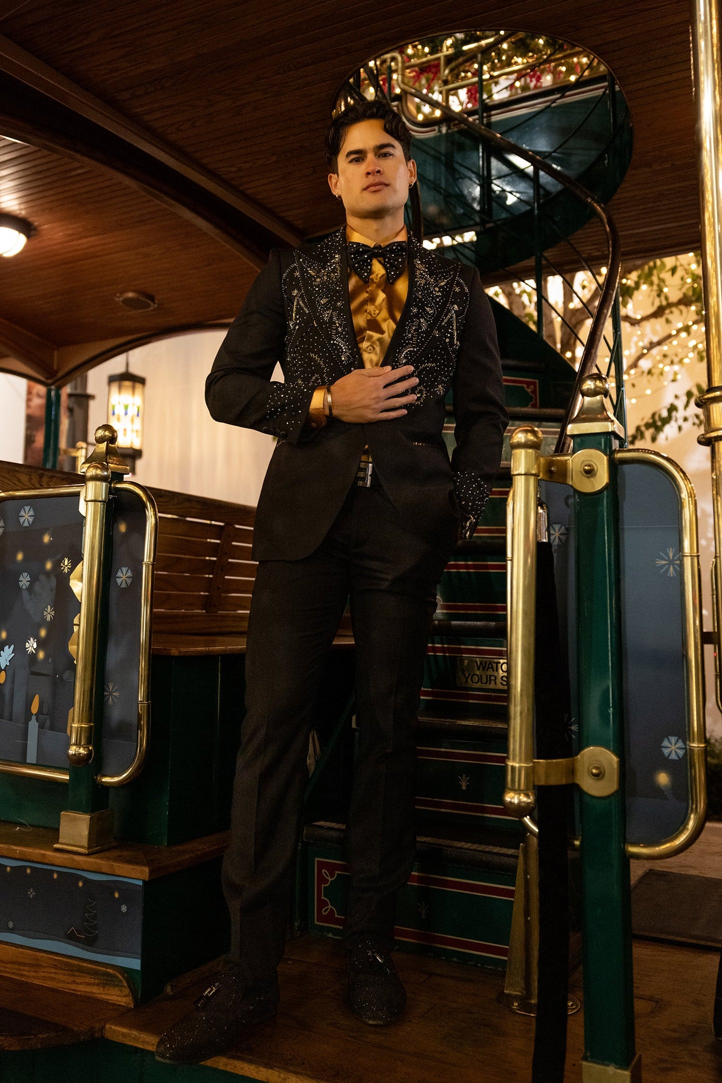 Tullina Rhinestone Suit