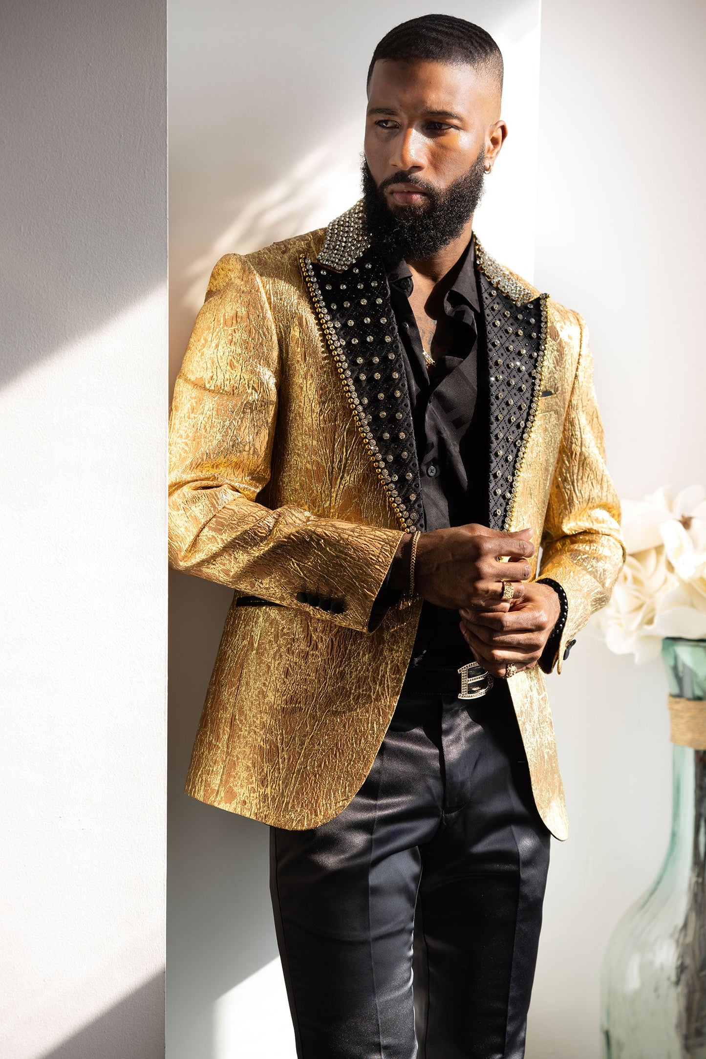 Amusing Origins Rhinestone Blazer