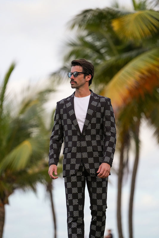 Munich Checkered Suit