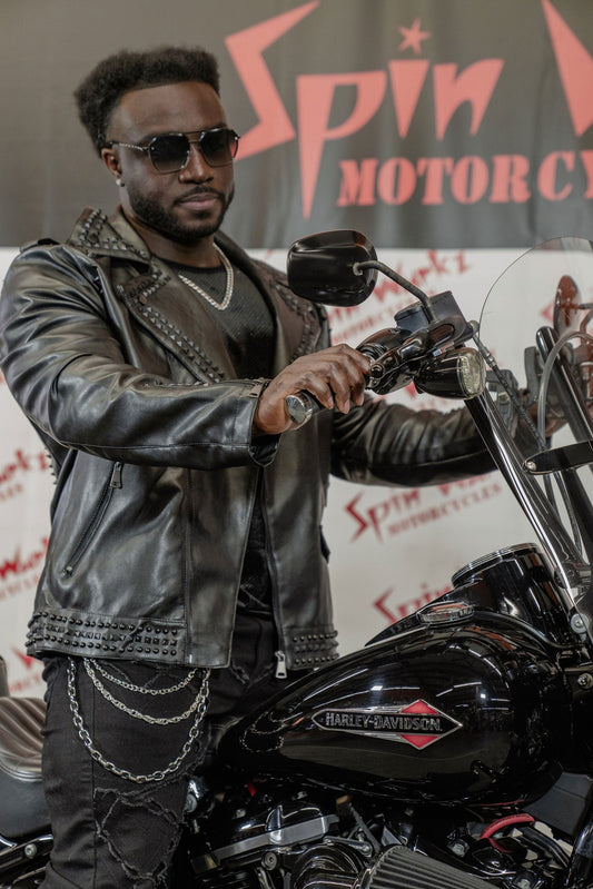 Serrated Look PU Jacket