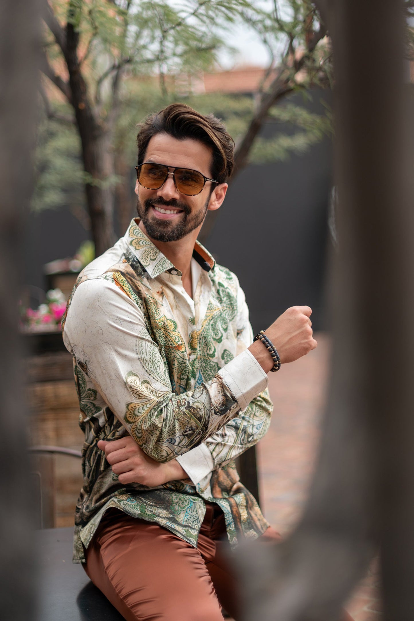 Universal Life Rhinestone Long Sleeve Shirt