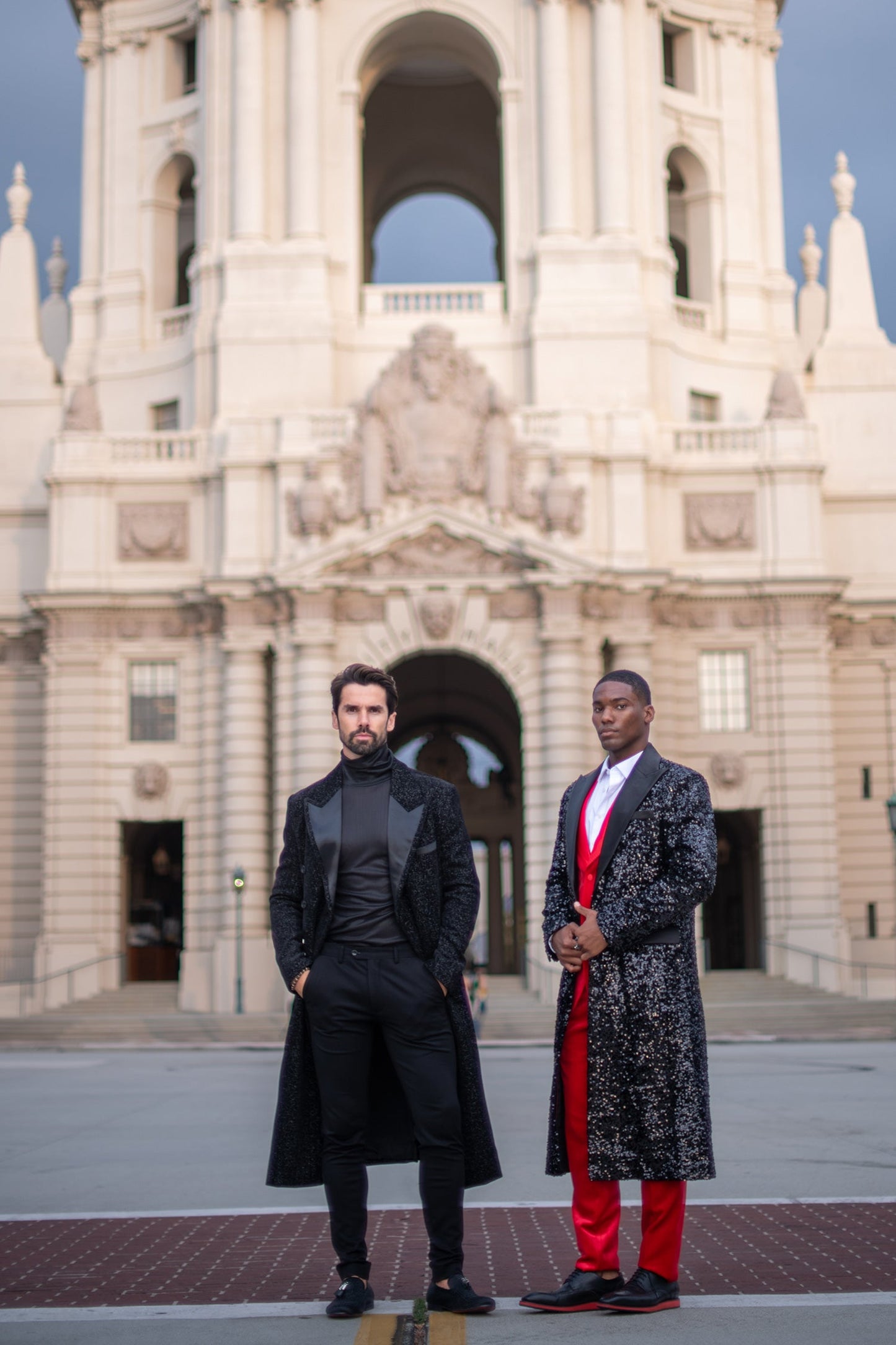 Tovira Sequin Long Coat