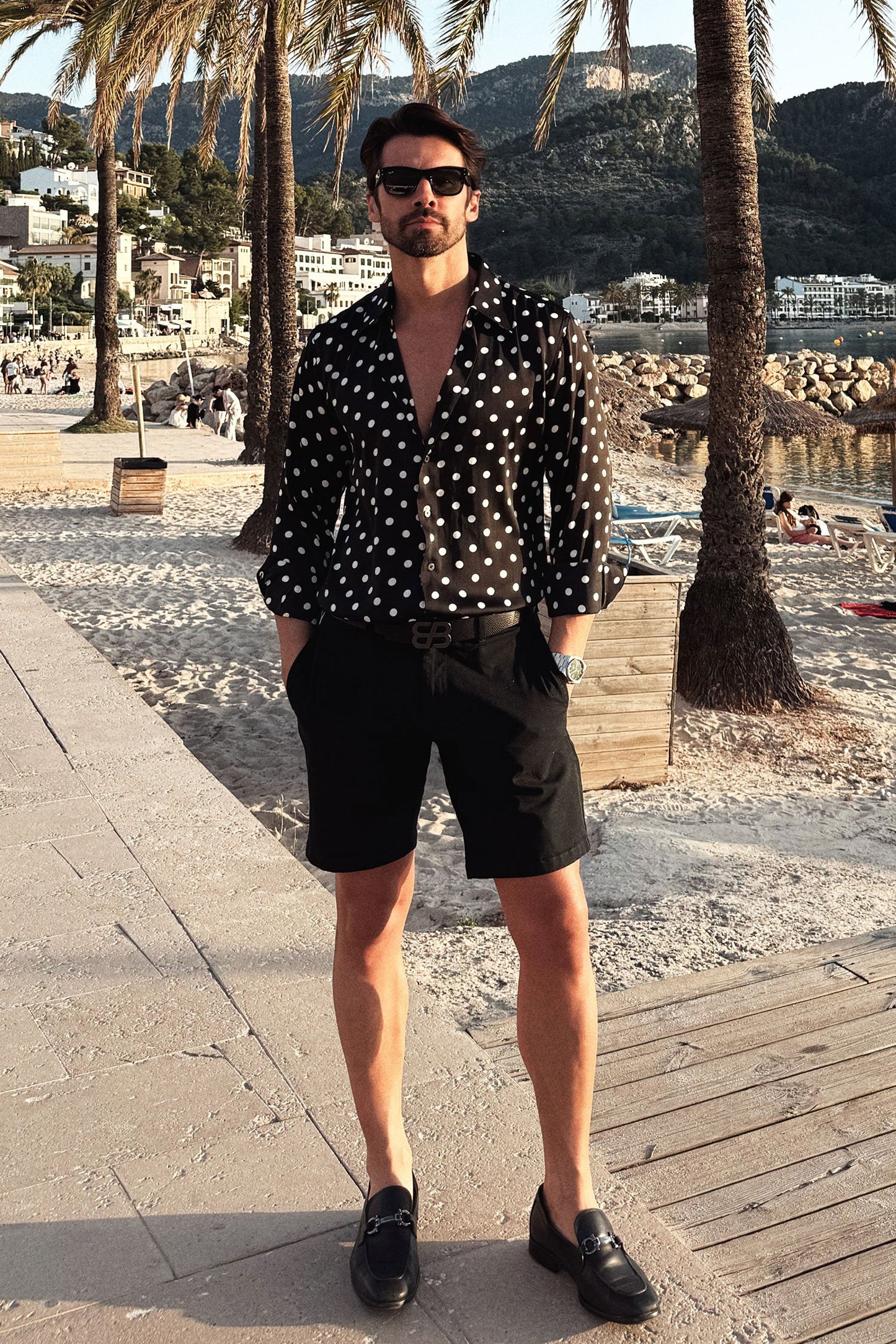 Delhi Polka Dots Long Sleeve Shirt