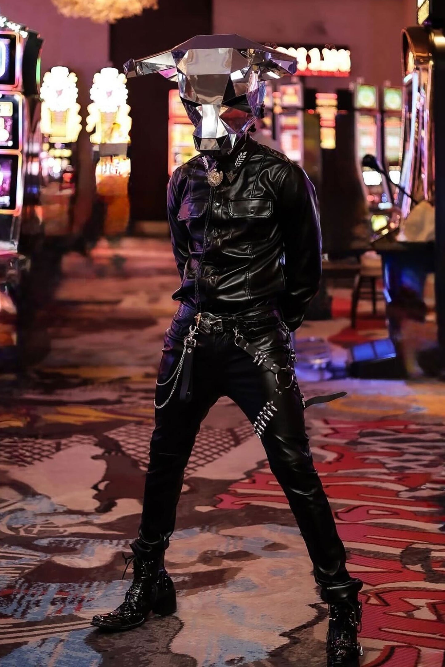 Geneva Faux Leather Pants