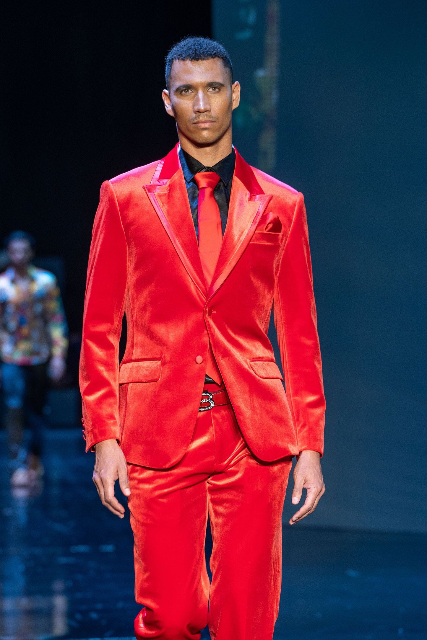 Fluffad Velvet Blazer