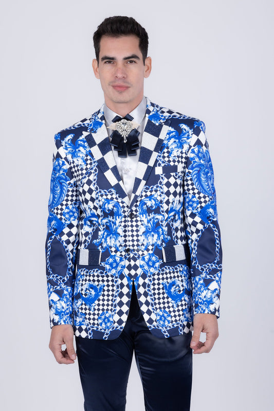 BAROQUE CHECKER Blazer