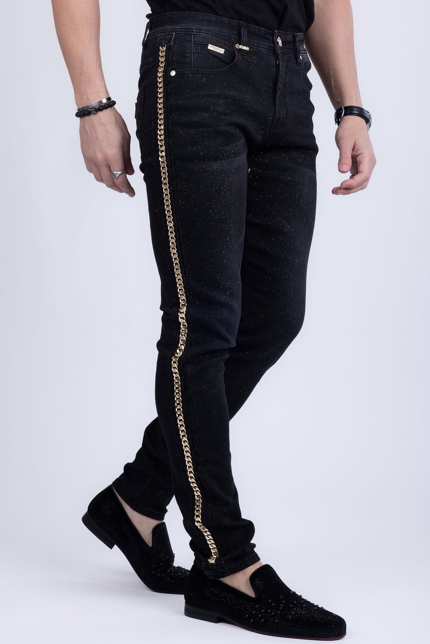 Chain on love Jeans