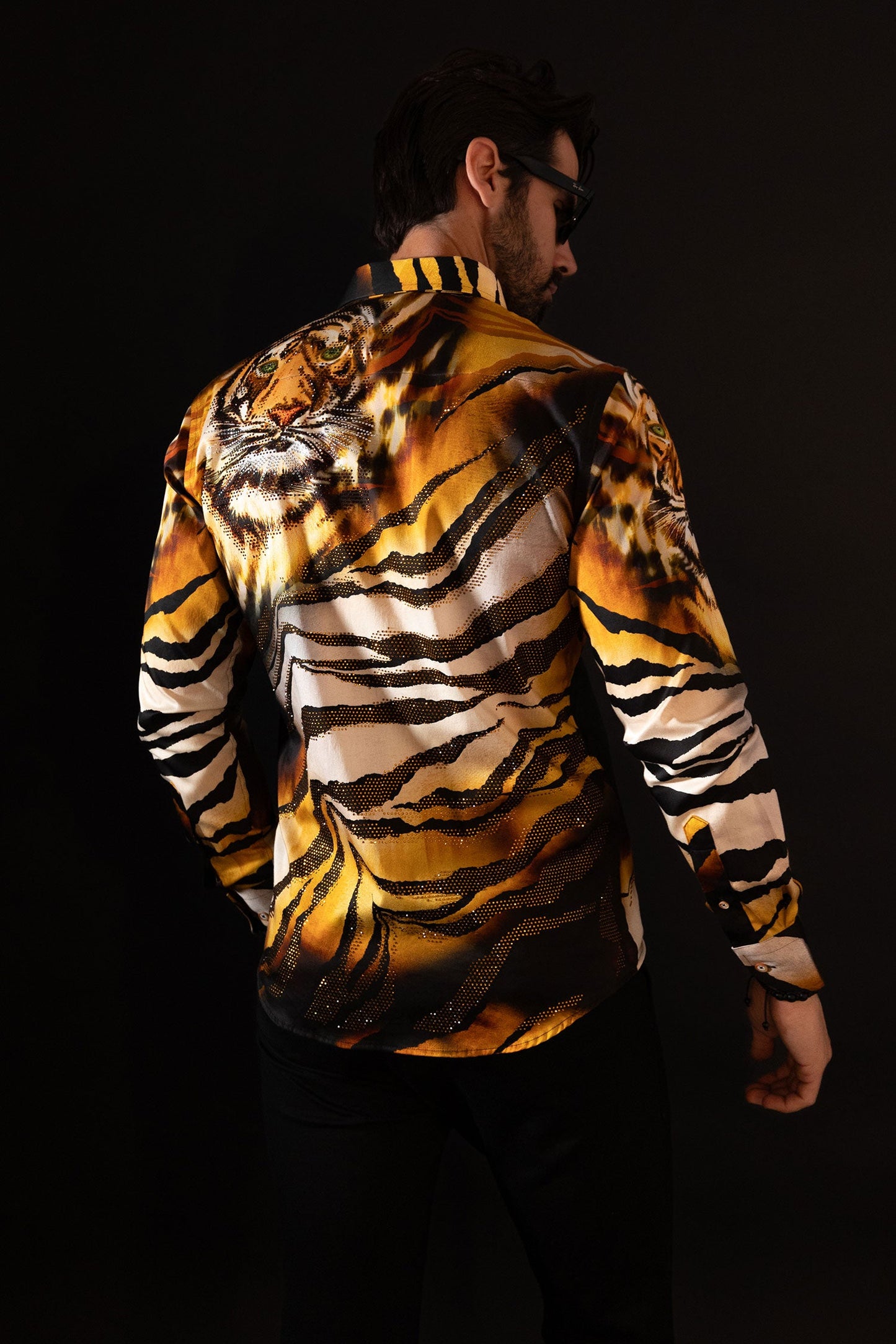 Veneto Rhinestone Long Sleeve Shirt