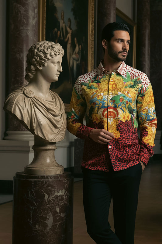 South Beach Rhinestone Long Sleeve Shirt