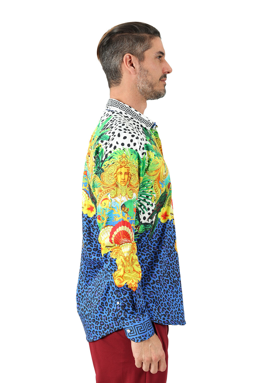 South Beach Rhinestone Long Sleeve Shirt