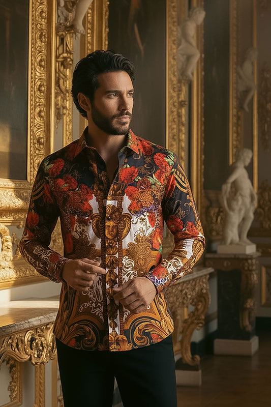 Lafayette Rhinestone Long Sleeve Shirt