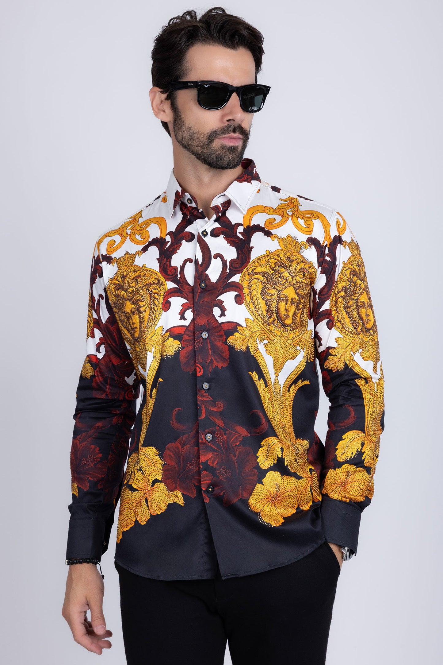 Rodeo Rhinestone Long Sleeve Shirt