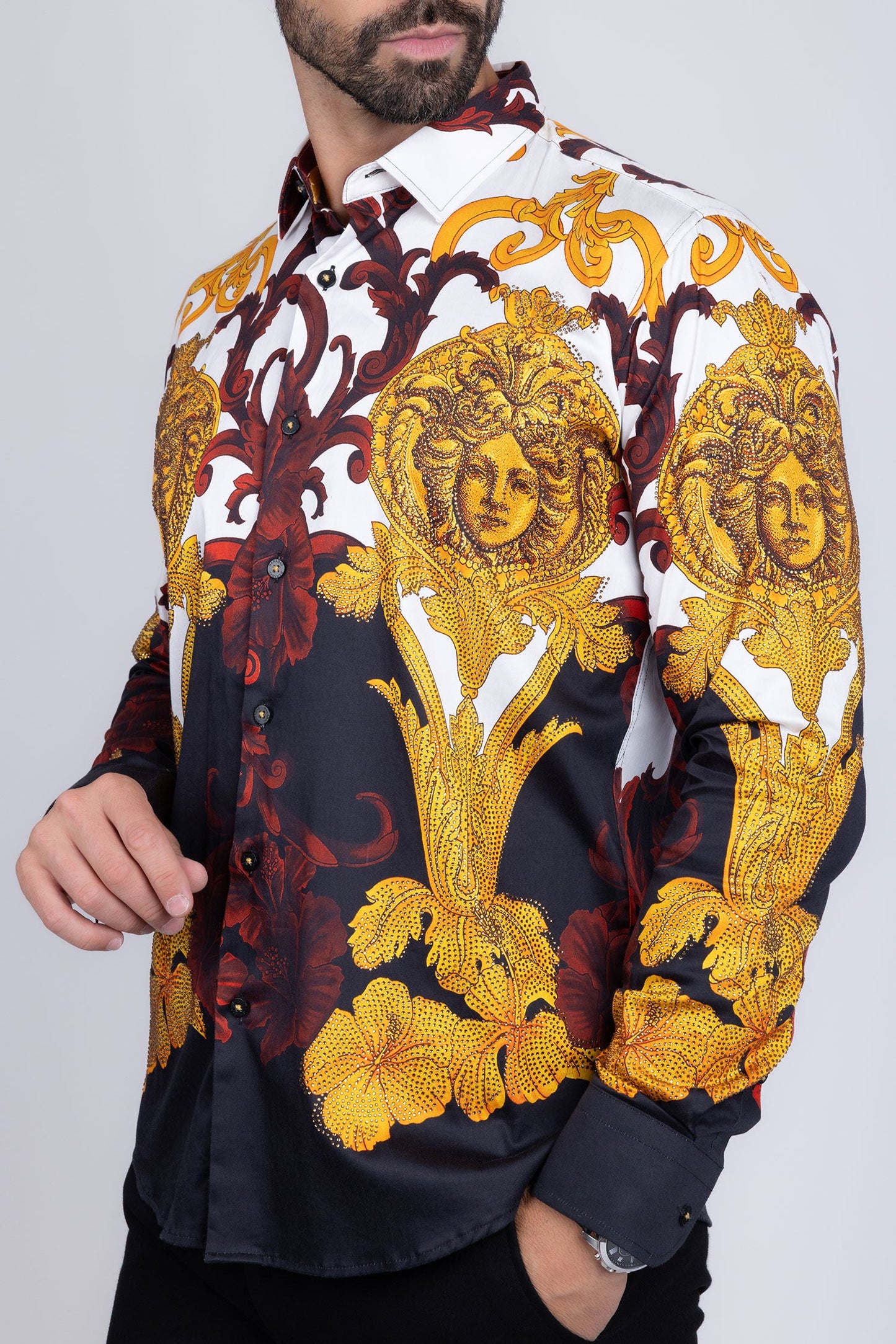 Rodeo Rhinestone Long Sleeve Shirt