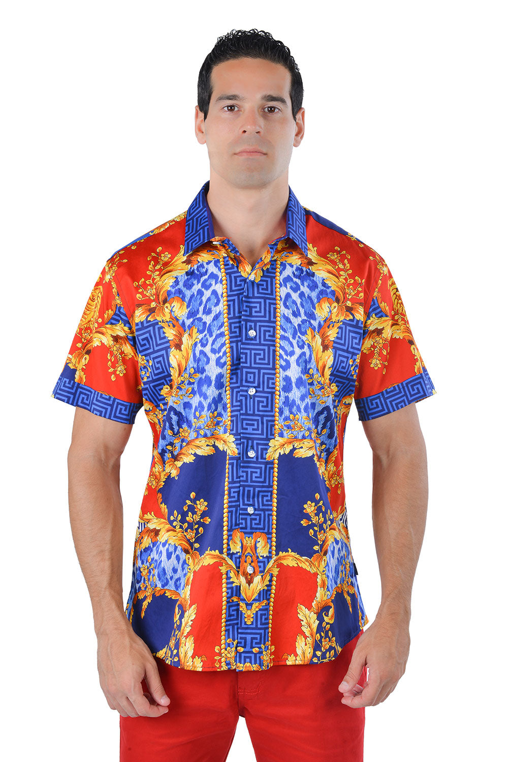 LEOPARD BAROQUE Short Sleeve Shirt