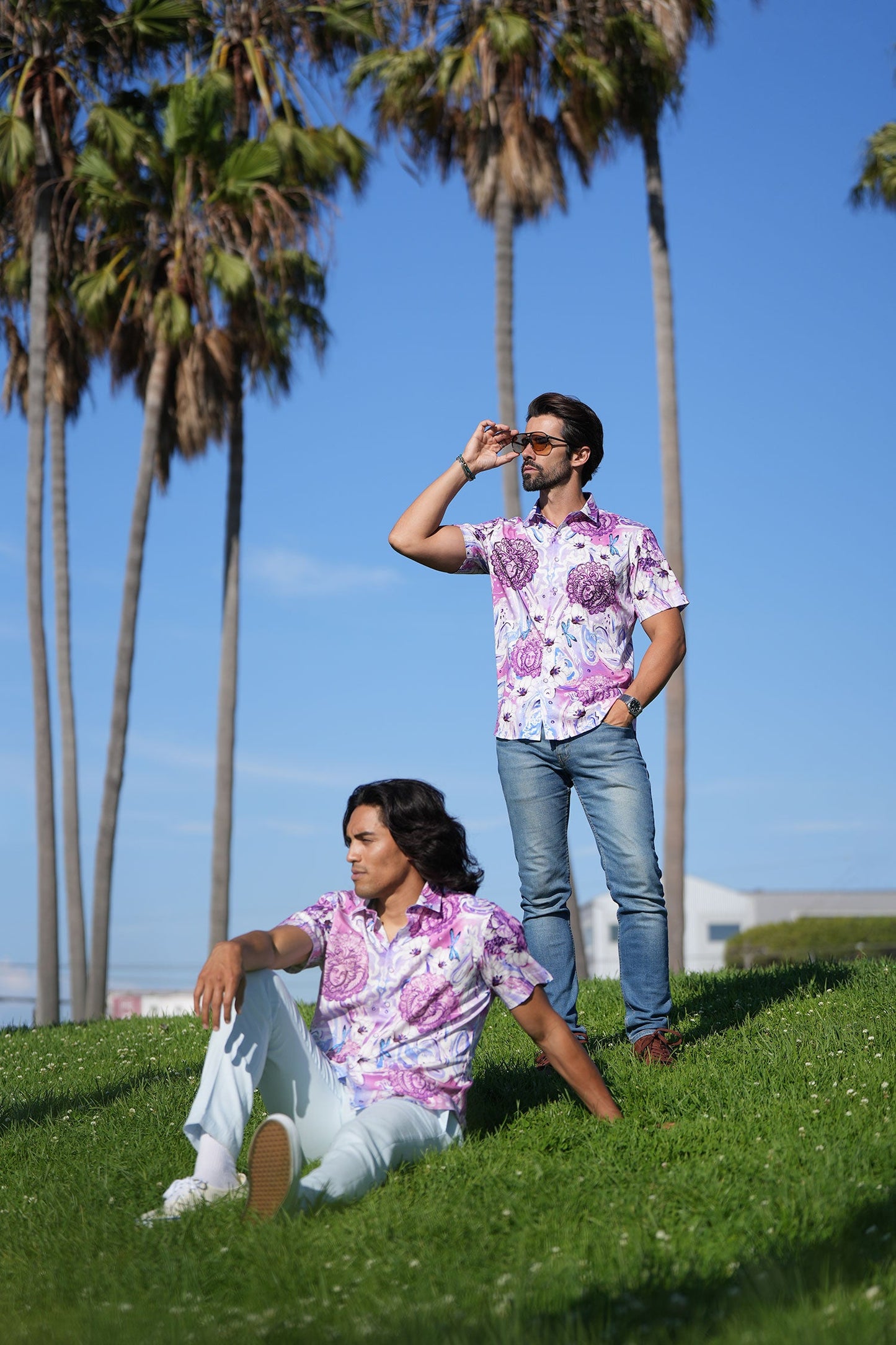 PAISLEY FLORAL Short Sleeve Shirt