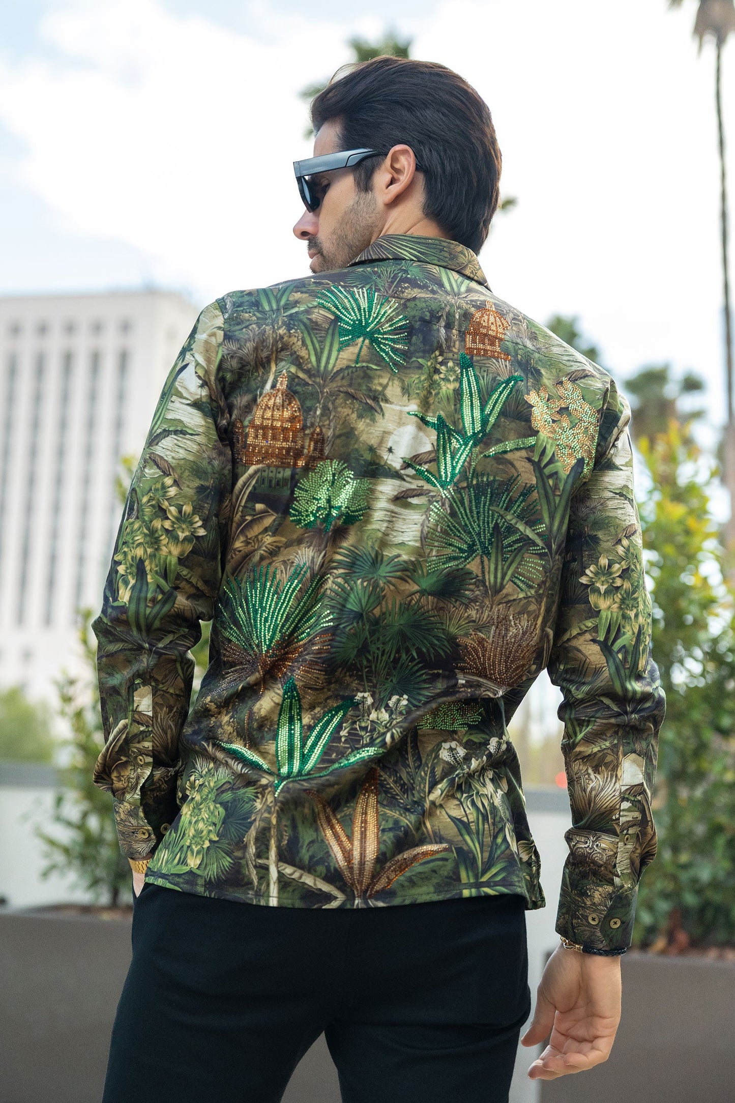 Warsaw Rhinestone Long Sleeve Shirt