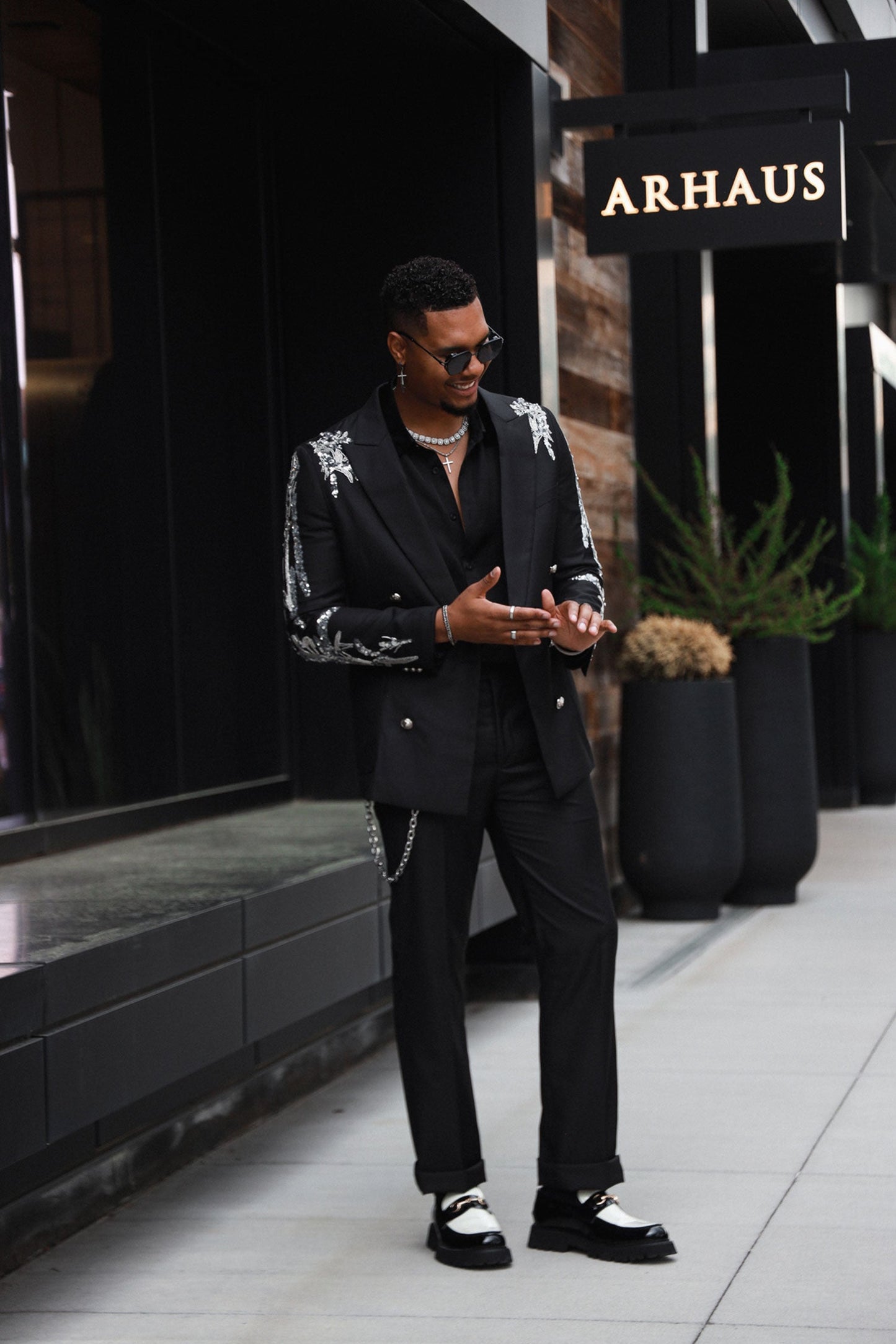 Porto Sequin Suit