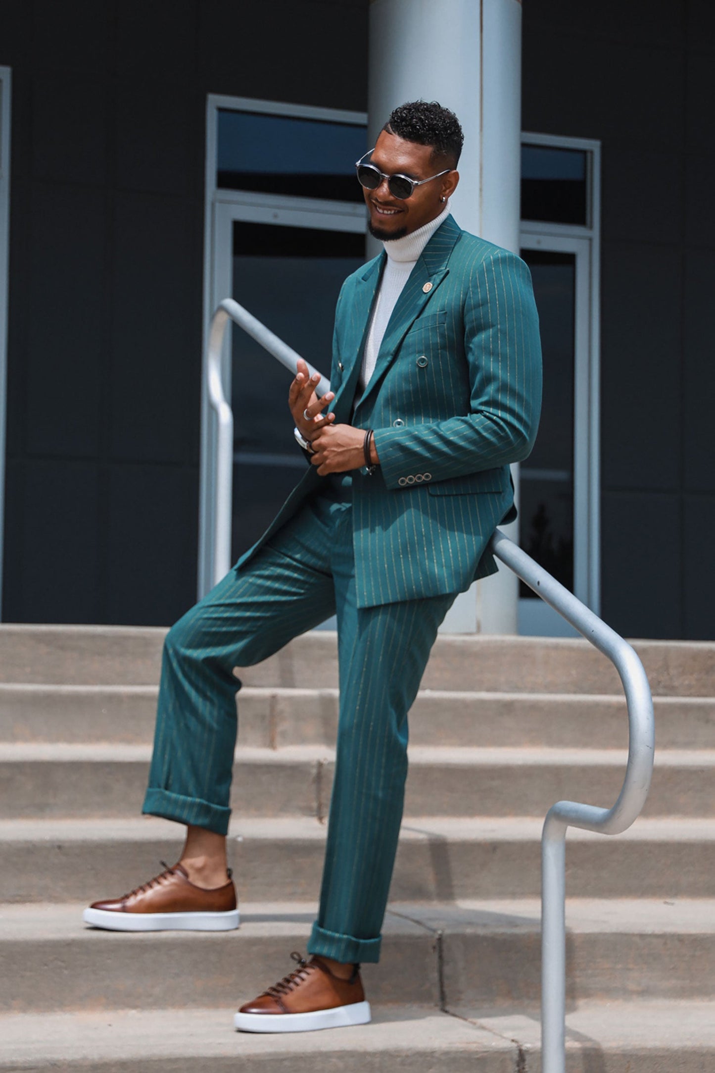 Palma Pinstripe Suit