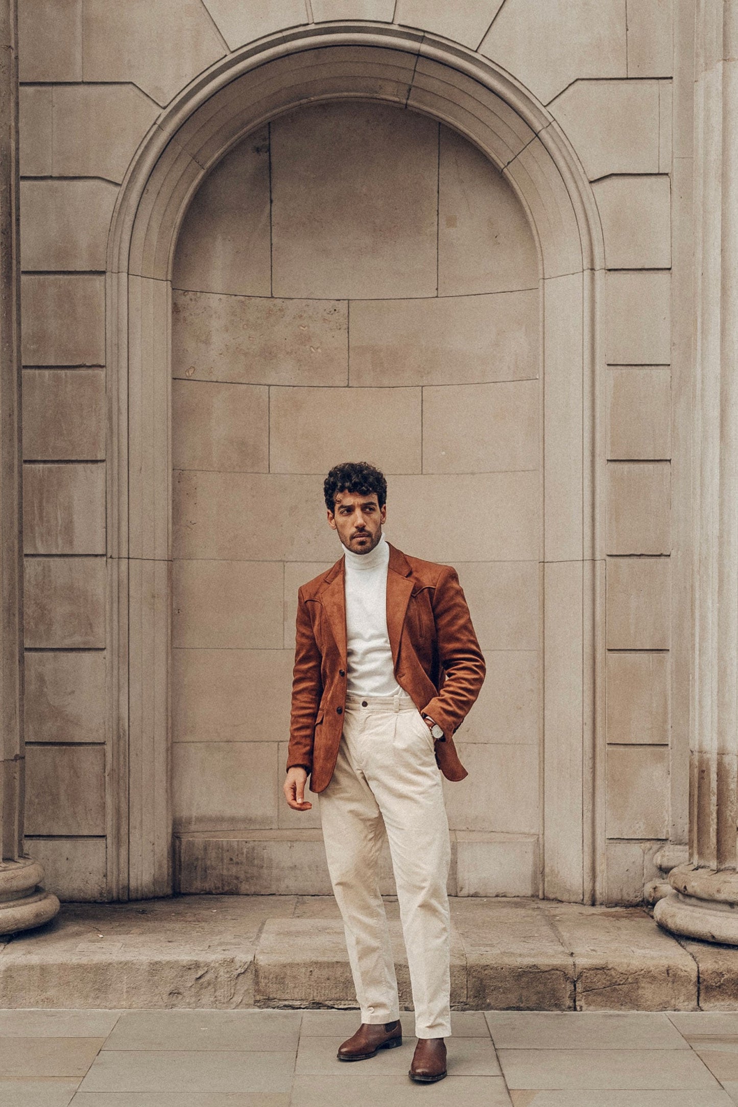 Drowsewrap Suede Blazer